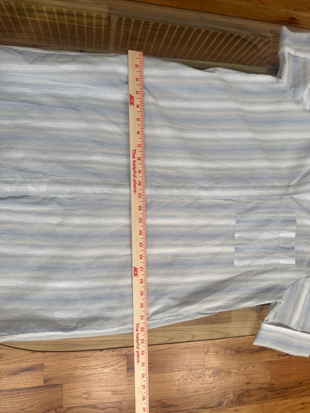 COS Light Blue Striped Shirt Dress - Picture 6 of 7